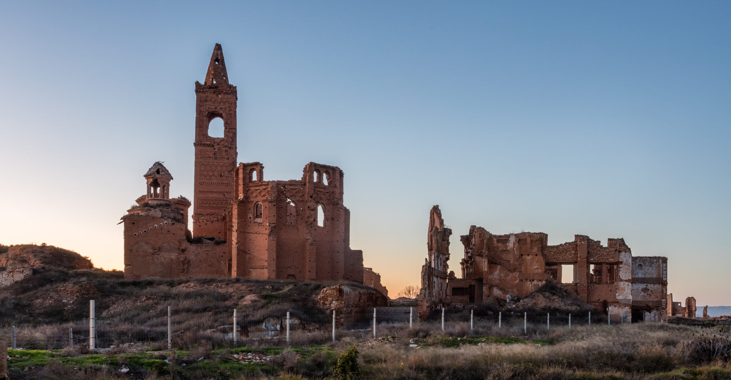 Pueblo Viejo de Belchite panorámica. Foto: Diego Delso, delso.photo, CC BY-SA 4.0