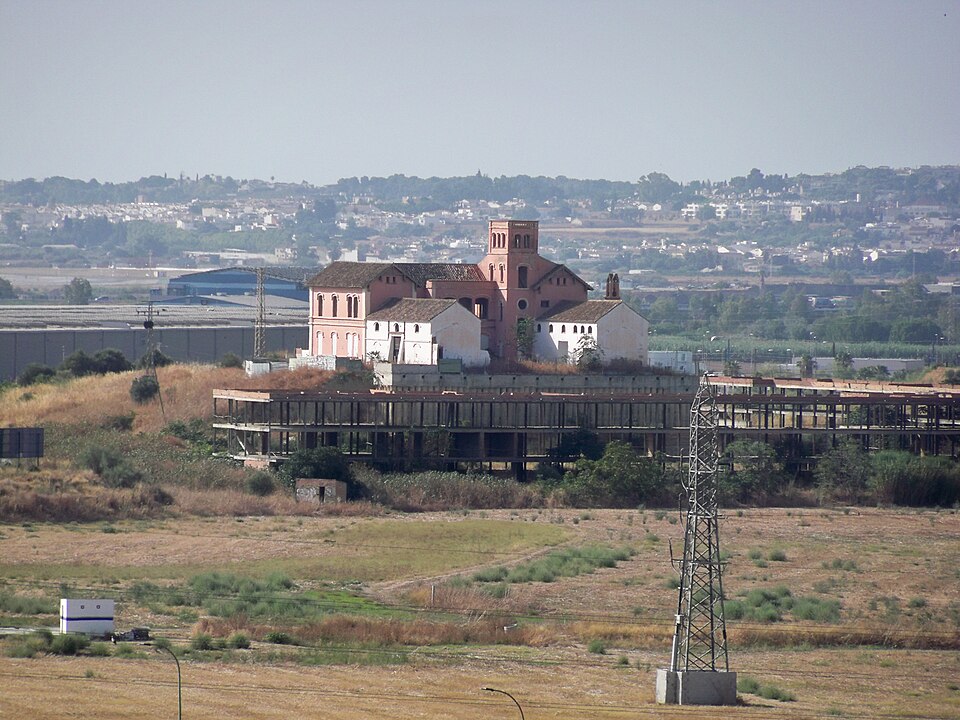 Cortijo Jurado visto desde el parque forestal Cerro Vallejo