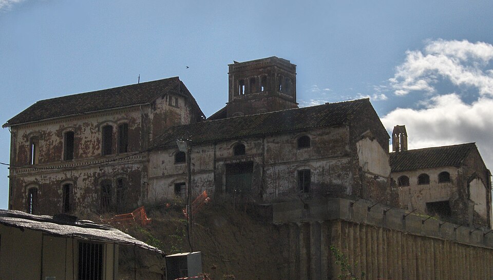 Fachada del Cortijo Jurado en Málaga en 2010
